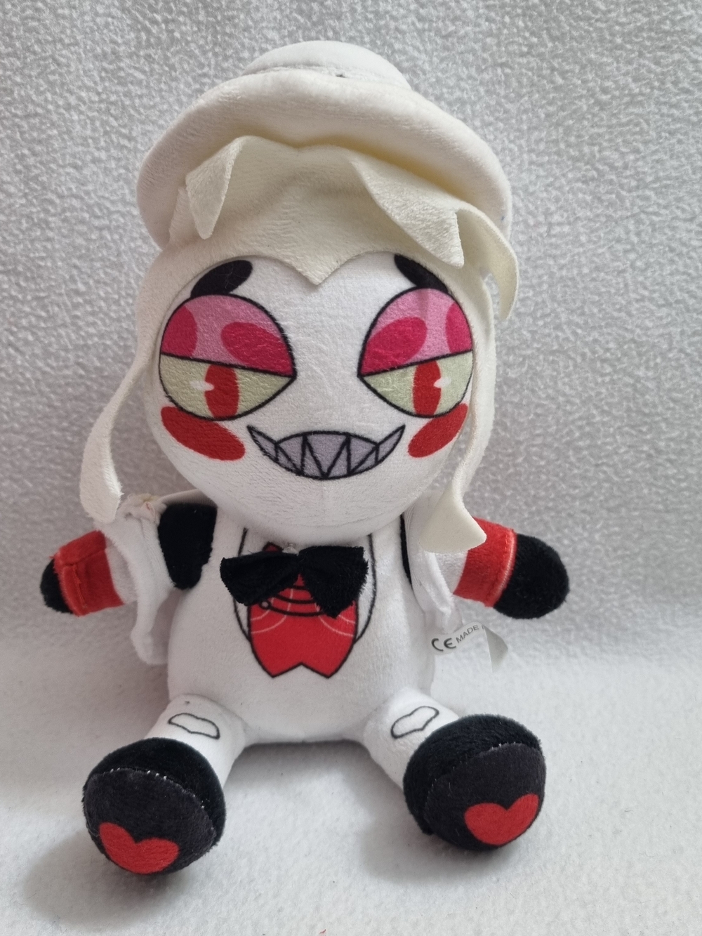 White and Red Plush Character Doll - Kids Toys